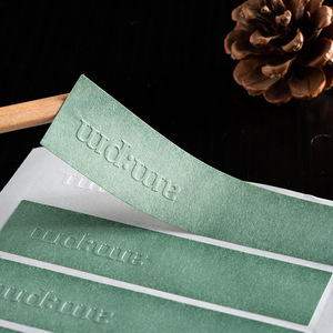 Ambalaj etiketi için özel mat etiket kabartmalı etiket baskı logosu altın folyo Logo çıkartmaları - Product Image 6