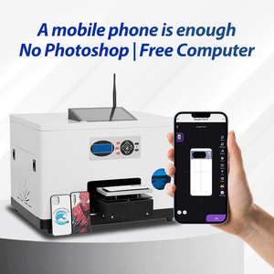 Máquina de impresión UV directa de fábrica para personalización de fundas de teléfono Código QR único Epson XP600 Head - Product Image 2
