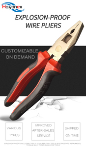 Çin yeni en çok satan olmayan kıvılcım aracı patlamaya dayanıklı tel pense kombine pense diğer el aletleri özelleştirilebilir - Product Image 5