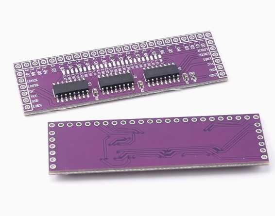 Microcontroller Serial to Parallel Pin IO Expansion Module 74HC595 Output Port Expansion 3 to 24pin LED Control