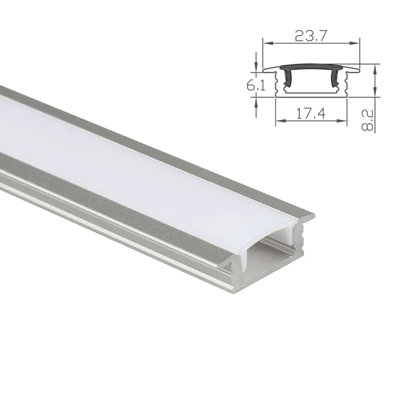 Hot Sale A2507AL Aluminum Led Profile Light Bar LED Profile Aluminium Profile for Led Strips