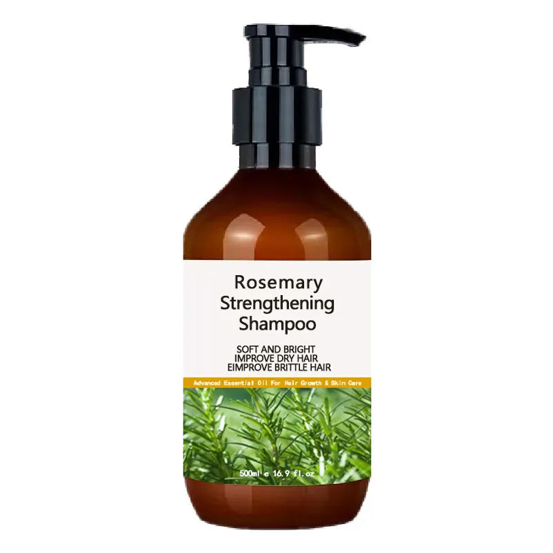 Shampoo de crescimento de cabelo natural orgânico OEM Rosemary Plantes crescimento de cabelo