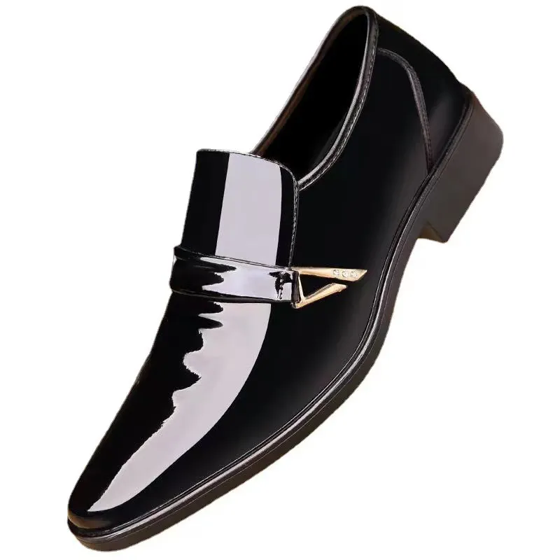 Atacado Best Selling Adulto Hard Sole Sapatos De Couro Leve Preto Sapatos Casuais Homens De Negócios botas de couro