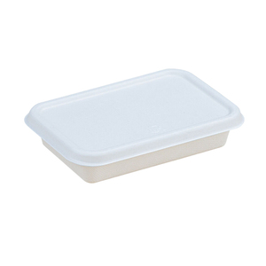กล่องอาหารกลางวันสี่เหลี่ยมพร้อมฝาแบบย่อยสลายได้ - Product Image 1