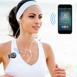 Clip trasero Adaptador de audio Bluetooth Receptor inalámbrico inteligente con micrófono para llamadas manos libres y transmisor Bluetooth DE MÚSICA - Product Image 6
