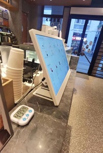 LCD-Display Indoor Android-Werbe informationen Touchscreen Desktop Retail Digital Menu Display - Product Image 5