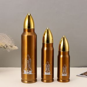 350ml/500ml/1000ml sáng tạo chân không cannonball hình phích cup ngoài trời di động hình viên đạn phích cup tùy biến - Product Image 4