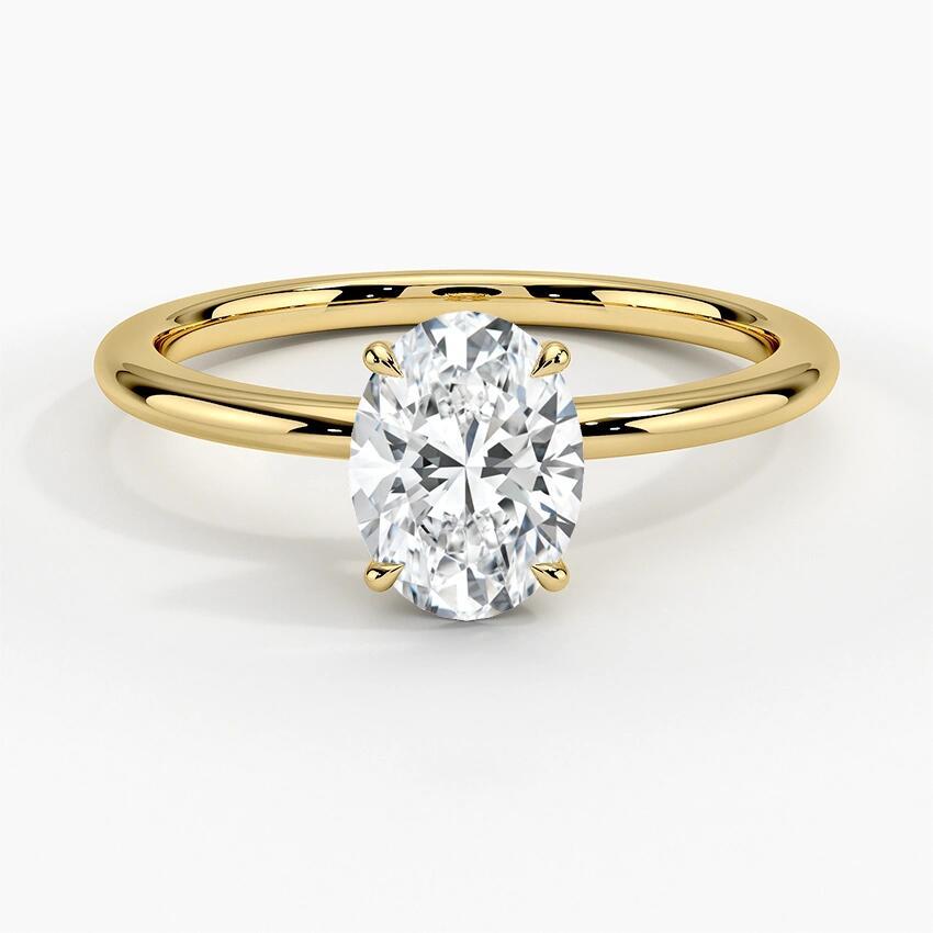 Anello con Moissanite da 1 Carato 4