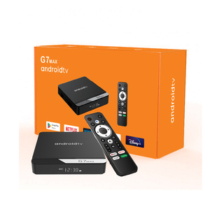 กล่องทีวีระบบแอนดรอยด์11เอทีวี G7 s905x4 4 + 32GB amlogic 4K รีโมทคอนโทรลเสียง4K กล่องทีวีอัจฉริยะ IPTV G7max - Product Image 1