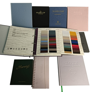 Vải lanh tùy chỉnh máy tính xách tay Tạp Chí kế hoạch chương trình nghị sự Nhật Ký notepad với đóng sách cao cấp & in cá nhân - Product Image 4