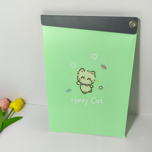 Carpeta de información personalizable A4 PP Caja de archivo con logotipo de clips de tijera PP y tamaño de patrón para archivar productos - Product Image 1