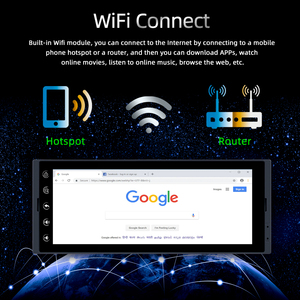 4核单Din 6.9英寸安卓汽车播放器全球定位系统WiFi 2 USB无线Carplay安卓汽车 - Product Image 5