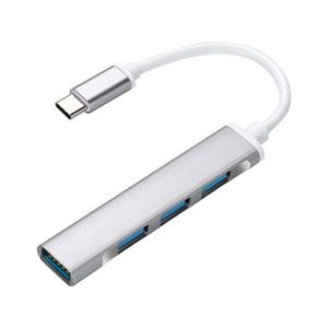 4合1小型移动便携式c型集线器4合1 3.0usb闪电端口至usb适配器笔记本电脑扩展坞usb-c集线器 - Product Image 1