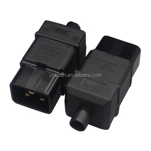 IEC Connecter C20 <strong>Plug</strong> Connector Plower <strong>Plug</strong> Socket <strong>16A</strong> 250V - Product Image 3