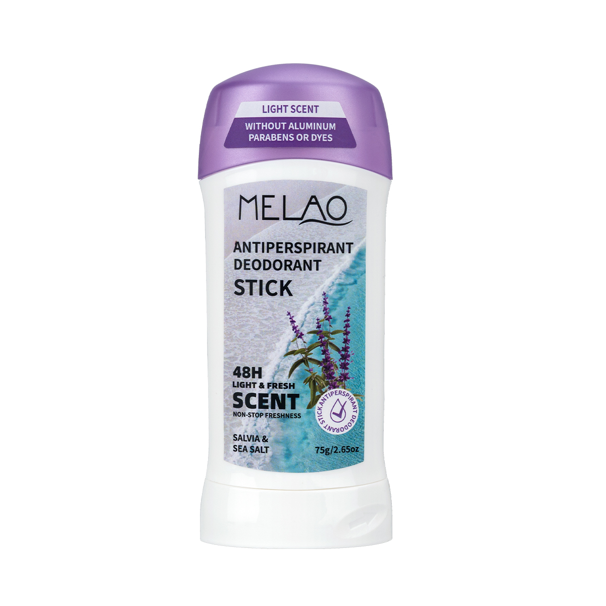 สติ๊กระงับกลิ่นกาย 75 กรัม*12 (สัมผัสแห่งสมุนไพรและเกลือทะเล)