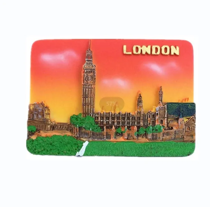 Resina London Big Ben 3D frigorifero magnete collezione viaggi souvenir