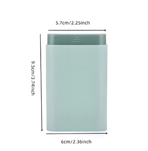 Tùy Chỉnh Nhựa Túi Kích Thước Hộp Thuốc Hình Chữ Nhật Du Lịch Bền Hộp Thuốc Với Ngày/Đêm Khoang Hộp Thuốc - Product Image 6