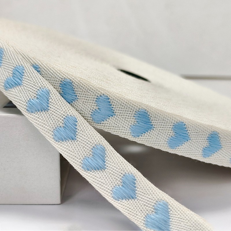 Bleu clair-1,6 cm, 50 mètres par rouleau