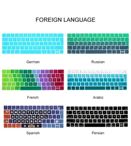 Ableton Live Shortcut Hot key US Keyboard Skin Funda de silicona para Apple Mac Book pro 13 15 Retina con barra táctil A1706 A1707 - Product Image 6