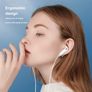 Auriculares con cable Longitud de línea 1,2 m Interfaz tipo C Auriculares Compatible con todos los dispositivos móviles de conexión tipo C Auriculares - Product Image 4
