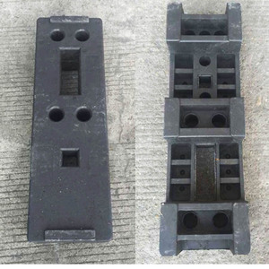 Cao su tạm thời hàng rào chân/Khối hỗ trợ hàng rào bảng điều chỉnh cơ sở cao su hàng rào Neo tái chế cao su kim loại tấm ổn định/dấu hiệu cơ sở - Product Image 5