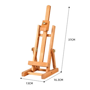 SINOART Giá Vẽ Trên Bàn Có Sẵn Giá Vẽ Bằng Gỗ Giá Vẽ Để Bàn Lên Đến 26Cm Cho Điện Thoại Di Động - Product Image 4