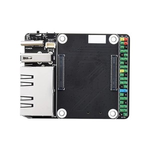 Mini scheda Base Ethernet Dual Gigabit per Raspberry Pi Compute modulo 4 (CM4 non incluso), connettore RJ45, intestazione GPIO 40pin