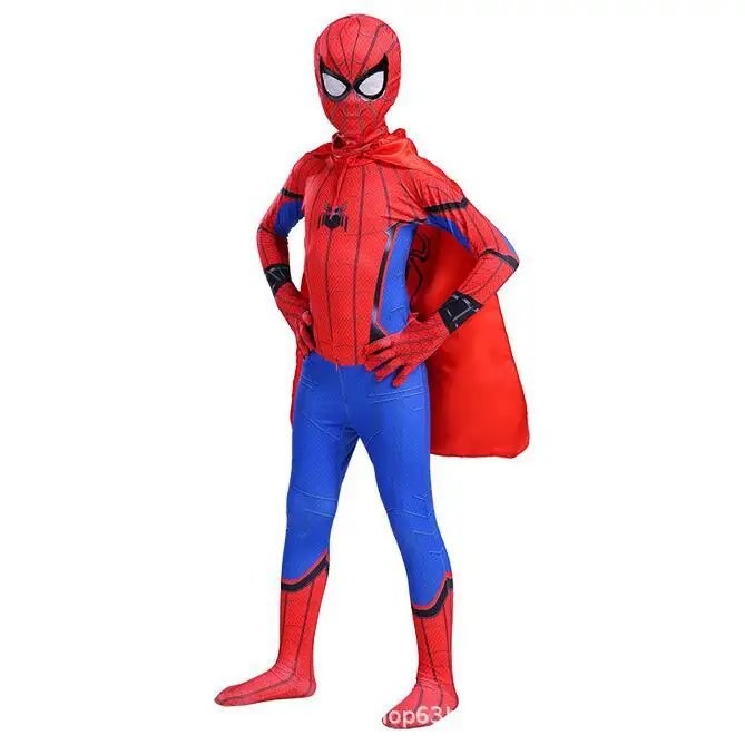 Disfraces de superhéroe de la película y la TV para niños, Body de spiderman, monos de spiderman para Halloween, ropa de anime