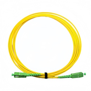 Sıcak satış 1m Simplex G652D/G657A Sc Apc Sc Apc 2.0mm 3.0mm Pvc/lszh Sc/apc optik Fiber yama kablosu Jumper - Product Image 1