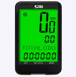 バイクコンピューター有線自転車コンピューターサイクリングオドメーター付属品スピードセンサー防水 - Product Image 1