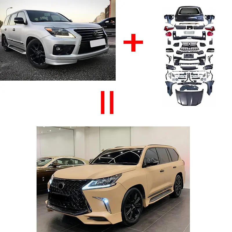 Kit de carrosserie en PP pour Lexus lx570 100%-2008, mise à niveau vers 2015, nouveau modèle, bon prix, haute qualité, 2020