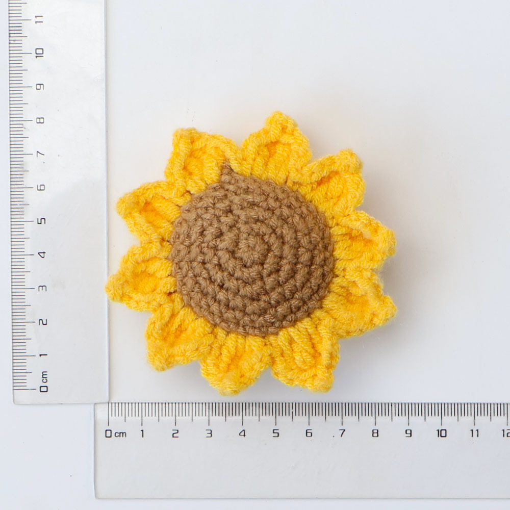 Muñeca girasol 6 círculos-85cm amarillo