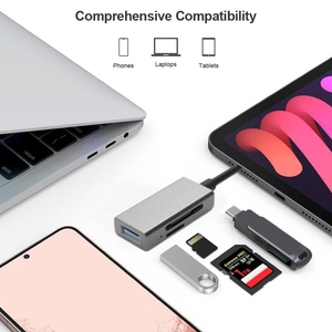3 1 <strong>USB</strong> C SD/<strong>USB</strong>/TF Memory Card Reader Adapter Aluminium HDMI Interface Hub Support UBC C Devices Stock! - Product Image 3