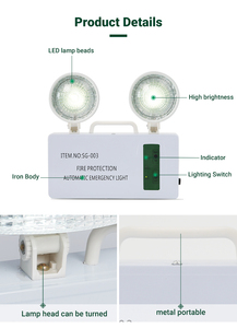 Led <strong>Emergency</strong> Exit Led <strong>Emergenci</strong> <strong>Emergency</strong> Light Automatic LED Light Portable Rechargeable - Product Image 3