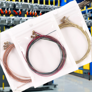 Factory Wholesale <strong>String</strong> Guitar Musical Instruments Set of Six Brass <strong>Strings</strong> - Product Image 2