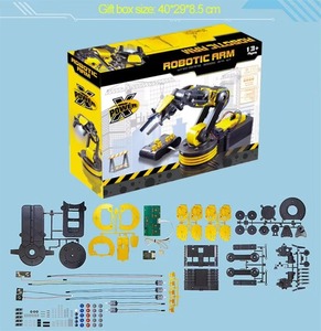 STEM Toy Robot Arm Draht gesteuerter und drahtlos gesteuerter pädagogischer zusammen gebauter DIY-Roboterarm für Kinder und Studenten