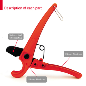 42mm Other Hand Tools Heavy <strong>Duty</strong> Fast Cutting PPR PE Plastic Pipe <strong>Cutter</strong> PEX Tubing PVC Pipe <strong>Cutter</strong> - Product Image 3