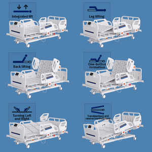 <strong>High</strong>-Advanced Medical Care Patient Nursing Electric Hospital <strong>Bed</strong> With Smart Control for Turning Right/ Left <strong>Back</strong> Leg Body Rest