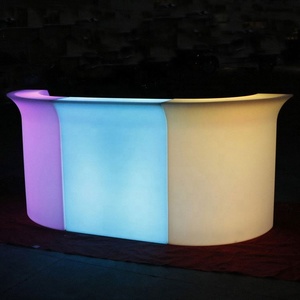 Taşınabilir rgb renk değişen işıklı bile parti açık bar sayacı plastik blok <span class=keywords><strong>led</strong></span> çubuk sayaç modern etkinlik için mobilya - Product Image 3