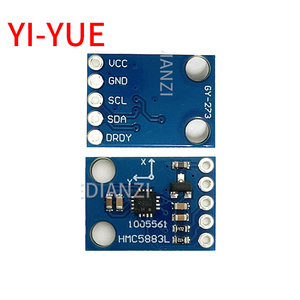 Modulo Zave HMC5883L GY-273 bussola elettronica modulo bussola sensore di campo magnetico a tre assi - Product Image 2