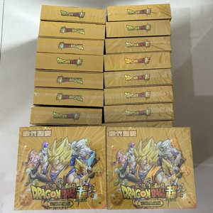 2024热卖创意圣诞游戏玩具卡片加厚印刷定制儿童龙珠超级卡片游戏