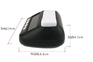2024 orologio da scacchi digitale professionale nuovo Timer da tavolo elettronico funzione di conteggio su e giù realizzato in plastica resistente