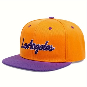 Sınır ötesi yeni nötr "Los Angeles" mektup işlemeli uydurma kap renk kişilik marka yenilikçi beyzbol şapkası - Product Image 5