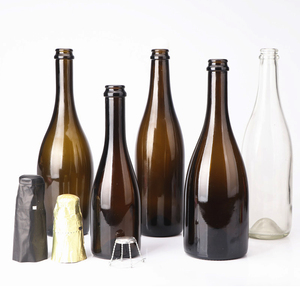 Wholesale Custom Glass Bottle 187ml 375ml 750ml &amp; 1500ml with Cork Lid for Champagne <strong>Wines</strong> - Product Image 3