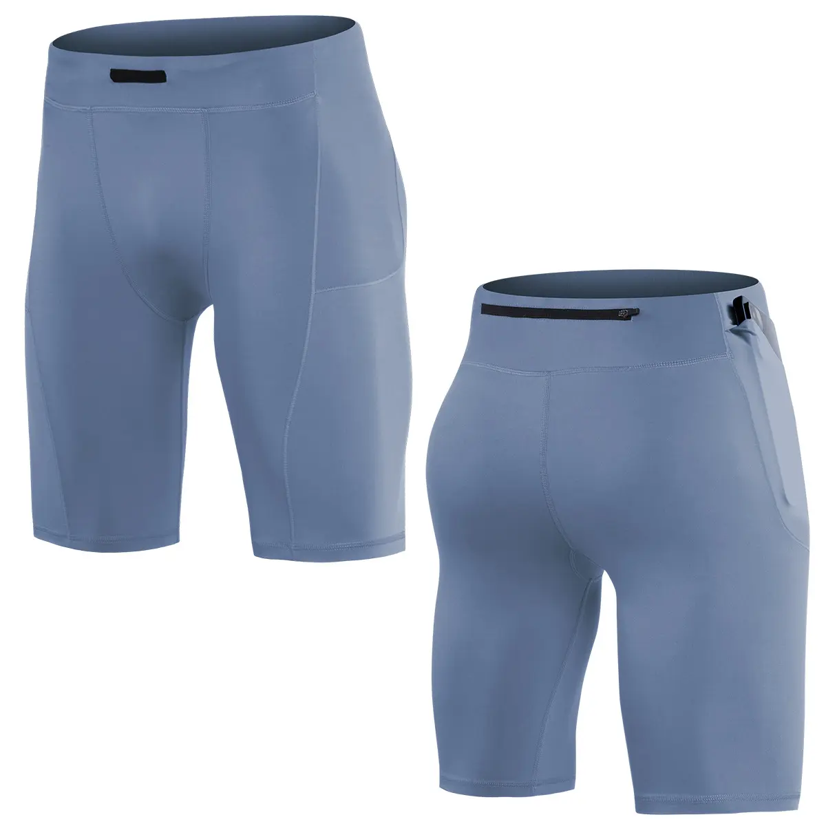 Venta al por mayor de compresión fitness pantalones de los hombres de alta elasticidad de secado rápido leggings sudor entrenamiento Running medias para los hombres deporte