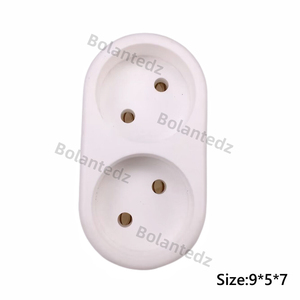 16Aヨーロピアンタイプ変換プラグ1 TO 2ウェイEU標準電源アダプターソケット (スイッチ付き) - Product Image 5