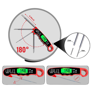 Fabrikanın en sıcak su geçirmez dijital et süt OEM plastik ODM için barbekü et termometresi anında okuma LCD sıcaklık kontrolü - Product Image 5
