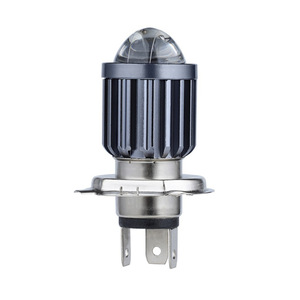H4 H6 HS1 çift renkli LED motosiklet kafa lambası ampulleri beyaz + sarı 24W 2400LM Scooter Moped Motor LED far 12-80V - Product Image 1