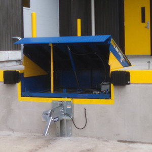 Rampa niveladora de muelle de carga con bisagras para pozo de cilindro hidráulico fijo mecánico automático, rampa niveladora para muelle de carga en almacén - Product Image 2