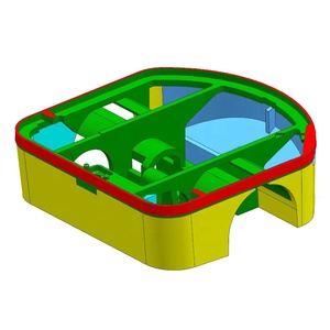 Dibujo 3D Servicio de impresión 3D transparente Modelo de producto de resina transparente hecho a medida Modelos impresos en 3D a todo color - Product Image 1